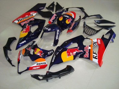 Rot Bull Repsol GSXR 1000 K5 05-06 Verkleidungen