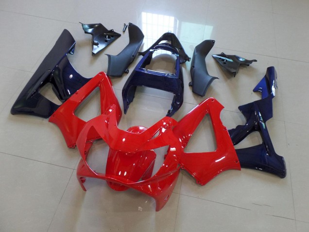 Rot Dunkelblau CBR 900 RR 929 00-01 Verkleidungen Rot Dunkelblau CBR 900 RR 929 00-01 Verkleidungen