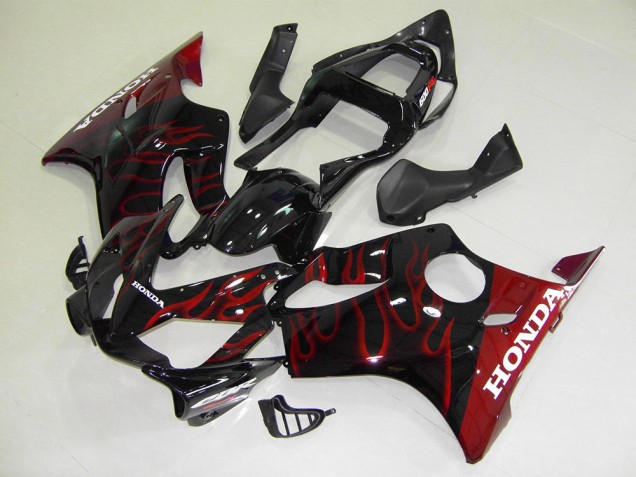 Rot Flamme CBR 600 F4i 01-03 Verkleidung Rot Flamme CBR 600 F4i 01-03 Verkleidung