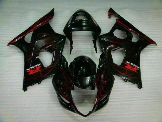 Rot Flamme GSXR 1000 K3 03-04 Verkleidungen Rot Flamme GSXR 1000 K3 03-04 Verkleidungen
