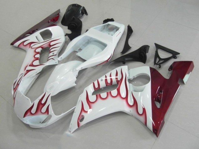 Rot Flamme R6 98-02 Verkleidungen Rot Flamme R6 98-02 Verkleidungen