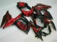 Rot Flamme Schwarz GSXR 1000 K9 09-16 Verkleidungen Rot Flamme Schwarz GSXR 1000 K9 09-16 Verkleidungen