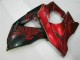 Rot Flamme Schwarz GSXR 1000 K9 09-16 Verkleidungen Rot Flamme Schwarz GSXR 1000 K9 09-16 Verkleidungen