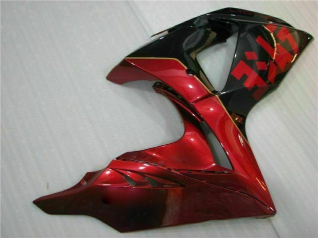 Rot Flamme Schwarz GSXR 1000 K9 09-16 Verkleidungen Rot Flamme Schwarz GSXR 1000 K9 09-16 Verkleidungen