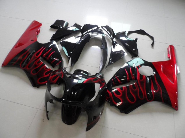 Rot Flamme ZX12R 00-01 Verkleidungen Rot Flamme ZX12R 00-01 Verkleidungen