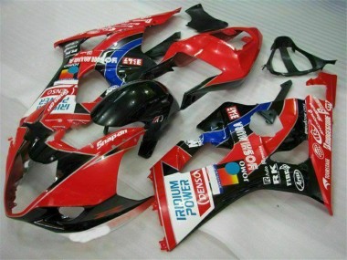 Rot GSXR 1000 K3 03-04 Verkleidung