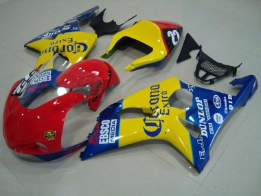 Rot Gelb Blau Corona Rennen GSXR 1000 K1 00-02 Verkleidungen