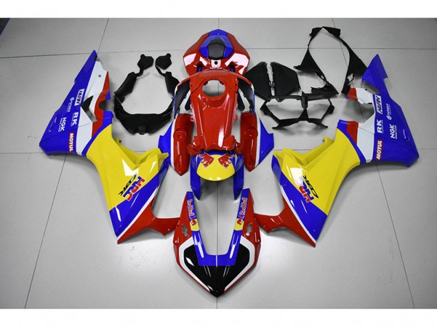 Rot Gelb Blau HRC Rot Bull CBR 1000 RR 17-23 Verkleidungen Rot Gelb Blau HRC Rot Bull CBR 1000 RR 17-23 Verkleidungen
