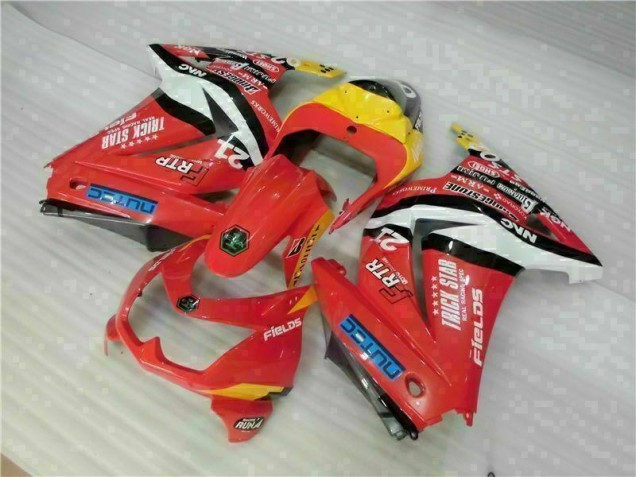 Rot Gelb EX250 08-12 Verkleidungen Rot Gelb EX250 08-12 Verkleidungen