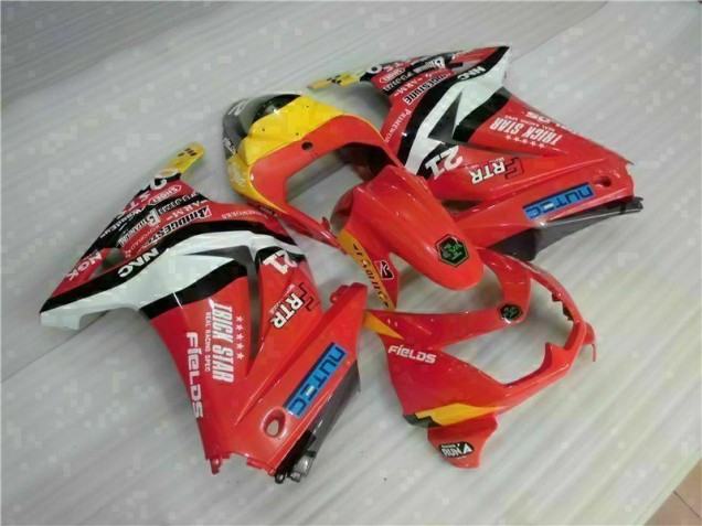 Rot Gelb EX250 08-12 Verkleidungen Rot Gelb EX250 08-12 Verkleidungen