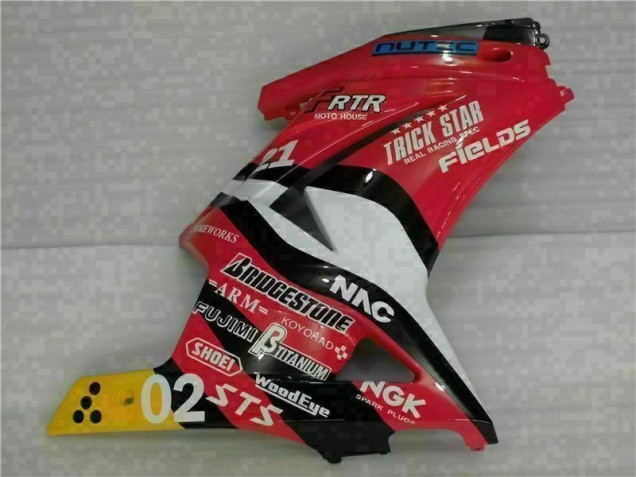 Rot Gelb EX250 08-12 Verkleidungen Rot Gelb EX250 08-12 Verkleidungen