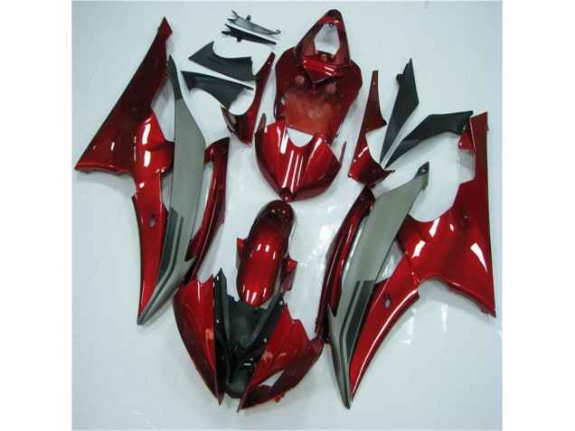 Rot Grau R6 08-16 Verkleidungen Rot Grau R6 08-16 Verkleidungen