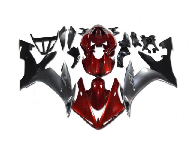 Rot Grau Schwarz R1 02-03 Verkleidungen Rot Grau Schwarz R1 02-03 Verkleidungen