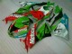 Rot Grün Motocard ZX6R 09-12 Verkleidungen