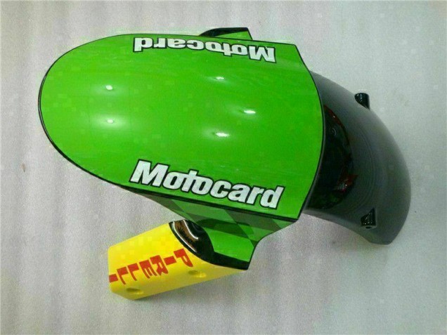 Rot Grün Motocard ZX6R 09-12 Verkleidungen