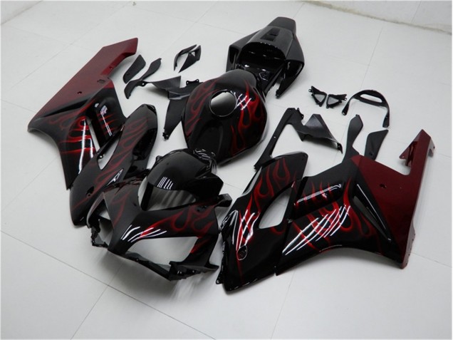 Rot Schwarz CBR 1000 RR 04-05 Vollverkleidung Rot Schwarz CBR 1000 RR 04-05 Vollverkleidung