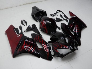 Rot Schwarz CBR 1000 RR 04-05 Vollverkleidung