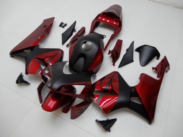 Rot Schwarz CBR 600 RR 03-04 Verkleidungen