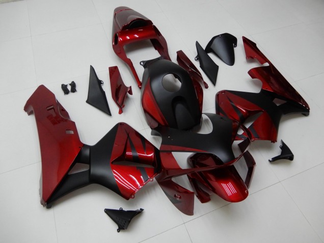 Rot Schwarz CBR 600 RR 03-04 Verkleidungen
