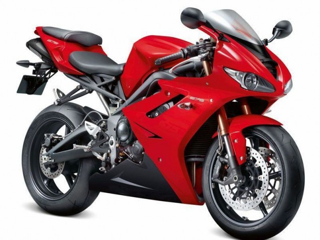 Rot Schwarz Daytona 675 Triple 06-08 Verkleidungen Rot Schwarz Daytona 675 Triple 06-08 Verkleidungen