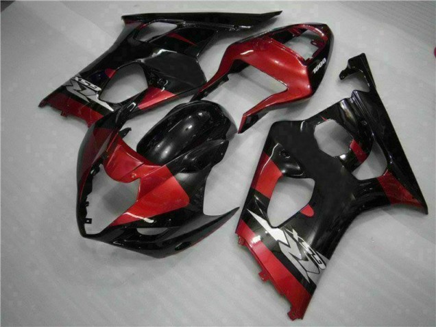 Rot Schwarz GSXR 1000 K3 03-04 Verkleidungen