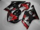 Rot Schwarz GSXR 1000 K3 03-04 Verkleidungen