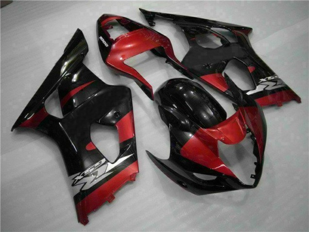 Rot Schwarz GSXR 1000 K3 03-04 Verkleidungen