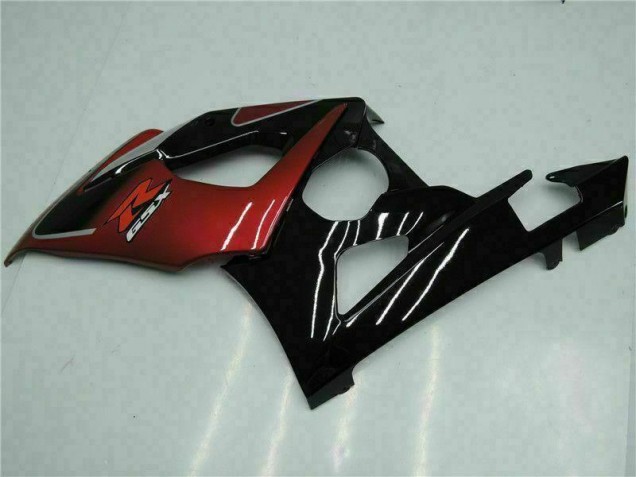 Rot Schwarz GSXR 1000 K5 05-06 Verkleidung Rot Schwarz GSXR 1000 K5 05-06 Verkleidung