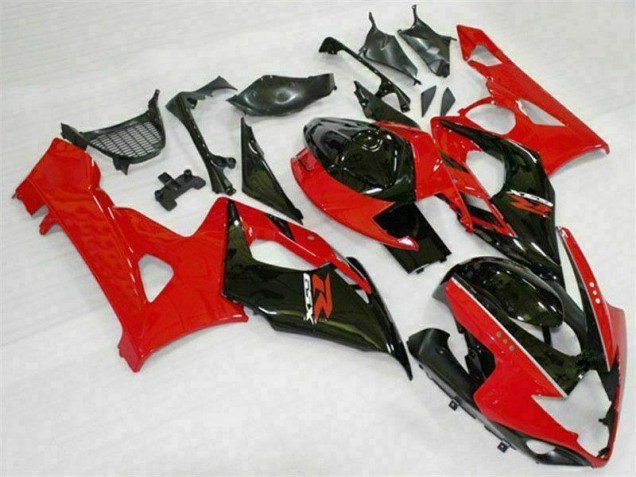Rot Schwarz GSXR 1000 K5 05-06 Verkleidungen Rot Schwarz GSXR 1000 K5 05-06 Verkleidungen