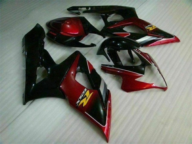 Rot Schwarz GSXR 1000 K5 05-06 Verkleidungen & Plastik Rot Schwarz GSXR 1000 K5 05-06 Verkleidungen & Plastik