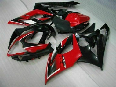 Rot Schwarz GSXR 1000 K5 05-06 VollVerkleidungen & Plastik