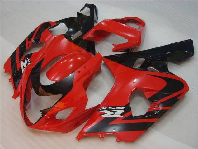 Rot Schwarz GSXR 600 / 750 K4 04-05 Verkleidung Rot Schwarz GSXR 600 / 750 K4 04-05 Verkleidung