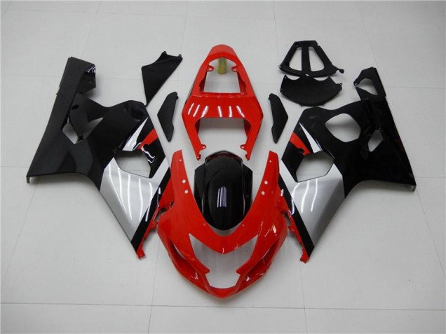 Rot Schwarz GSXR 600 / 750 K4 04-05 Verkleidungen Rot Schwarz GSXR 600 / 750 K4 04-05 Verkleidungen