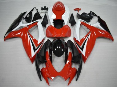 Rot Schwarz GSXR 600 / 750 K6 06-07 Vollverkleidung