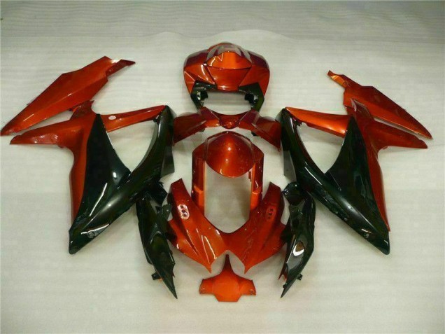 Rot Schwarz GSXR 600 / 750 K8 08-10 Verkleidung Rot Schwarz GSXR 600 / 750 K8 08-10 Verkleidung