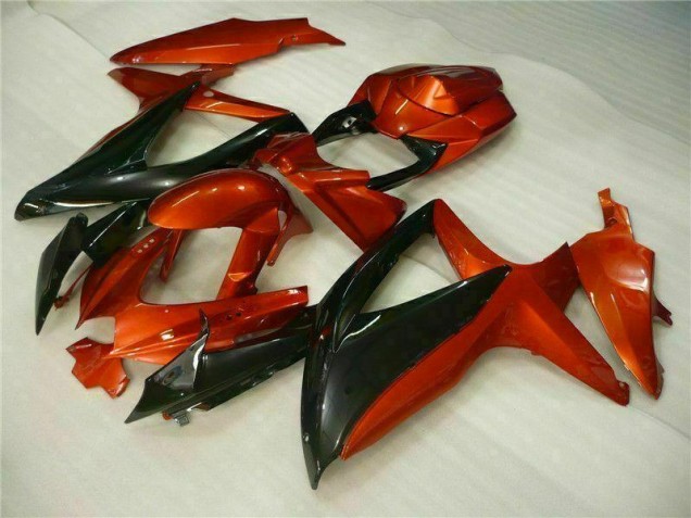 Rot Schwarz GSXR 600 / 750 K8 08-10 Verkleidung Rot Schwarz GSXR 600 / 750 K8 08-10 Verkleidung