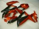 Rot Schwarz GSXR 600 / 750 K8 08-10 Verkleidung Rot Schwarz GSXR 600 / 750 K8 08-10 Verkleidung