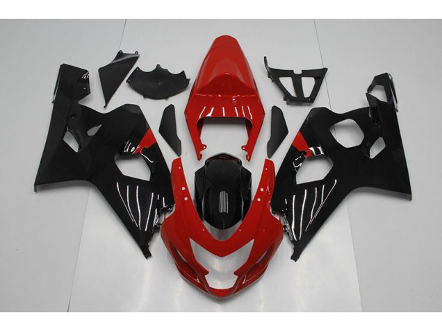 Rot Schwarz GSXR 750 K4 04-05 Verkleidung