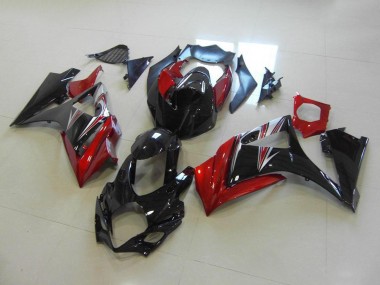 Rot Schwarz Kein Aufkleber GSXR 1000 K7 07-08 Verkleidungen