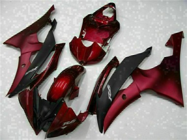 Rot Schwarz R6 08-16 Vollverkleidung