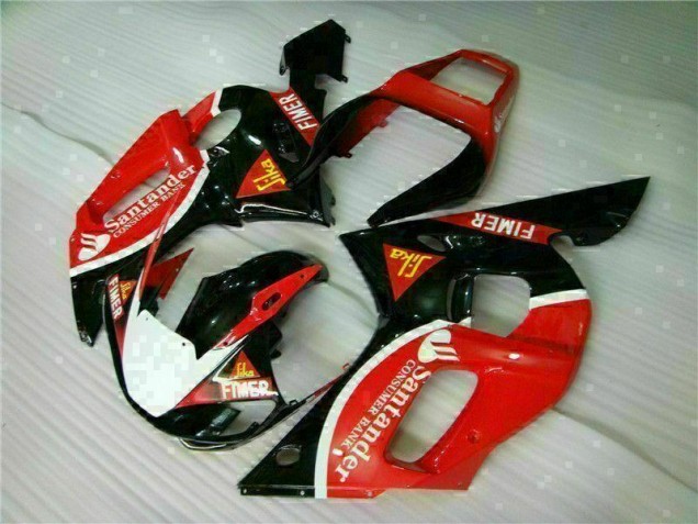 Rot Schwarz R6 98-02 Verkleidungen