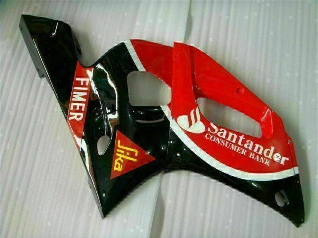 Rot Schwarz R6 98-02 Verkleidungen