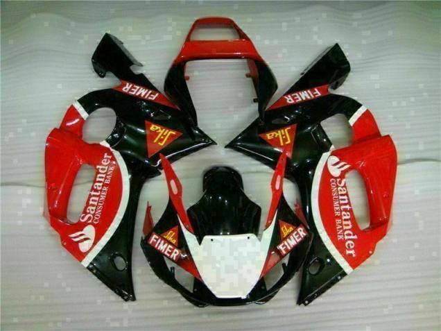 Rot Schwarz R6 98-02 Verkleidungen