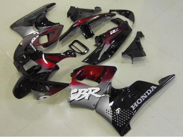 Rot Schwarz Silber CBR 900 RR 893 96-97 Verkleidungen