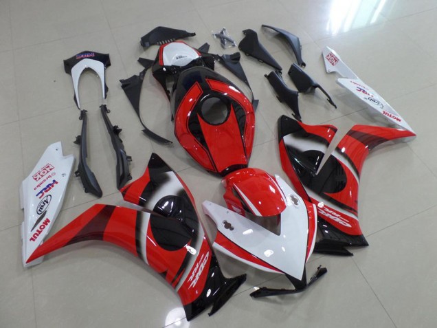 Rot Schwarz Weiß CBR 1000 RR 12-16 Verkleidungen Rot Schwarz Weiß CBR 1000 RR 12-16 Verkleidungen