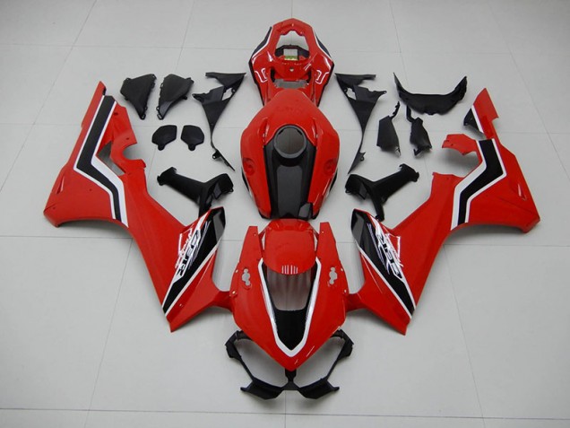 Rot Schwarz Weiß CBR 1000 RR 17-23 Verkleidungen Rot Schwarz Weiß CBR 1000 RR 17-23 Verkleidungen