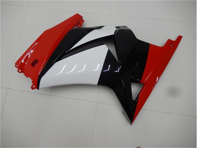 Rot Schwarz Weiß EX250 08-12 Verkleidungen Rot Schwarz Weiß EX250 08-12 Verkleidungen