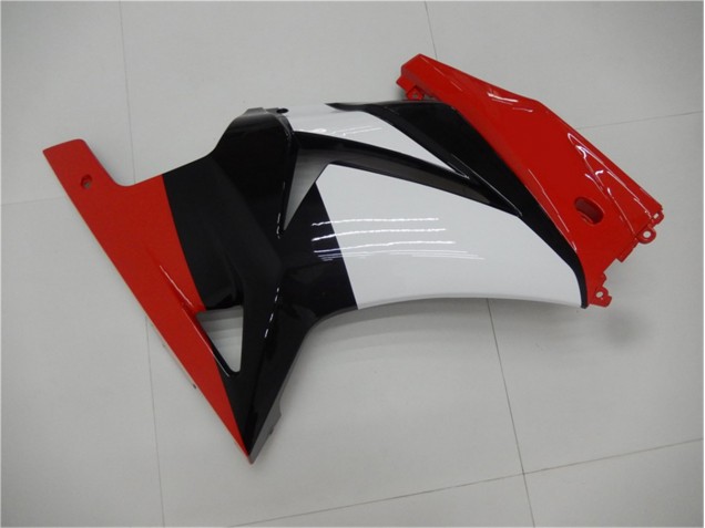 Rot Schwarz Weiß EX250 08-12 Verkleidungen Rot Schwarz Weiß EX250 08-12 Verkleidungen