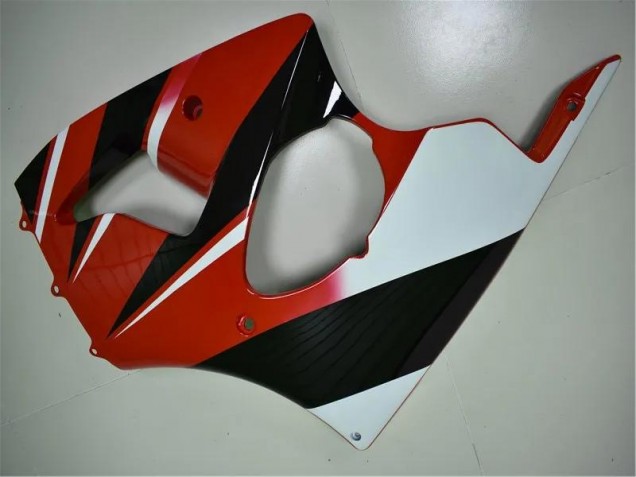 Rot Schwarz Weiß ZX6R 00-02 Verkleidungen