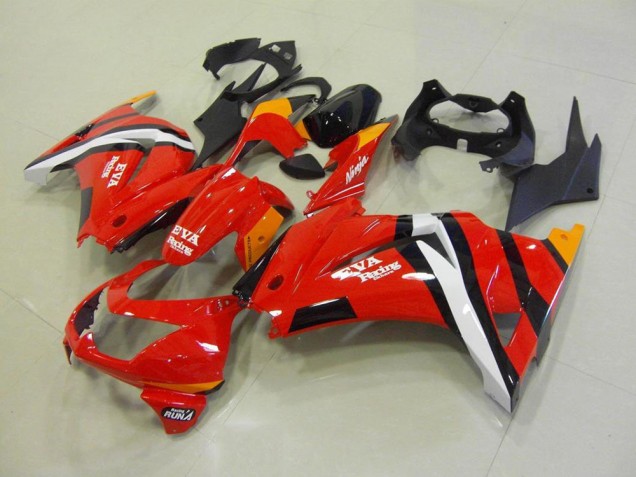 Rot Schwarz ZX 250R 08-12 Verkleidung Rot Schwarz ZX 250R 08-12 Verkleidung